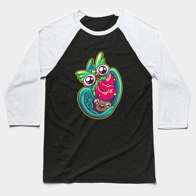 Who Loves Cupcakes Baseball T-Shirt by ArtisticDyslexia